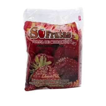 POLPA FRUTA SO POLPAS 400G MORANGO