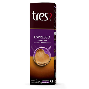 Café Expresso Tres Supremo Cápsula 80G