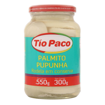 PALMITO PUPUNHA TIO PACO VD 300G. RODELA