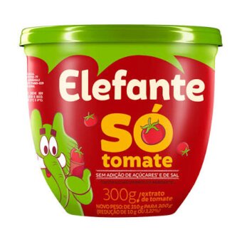 EXTRATO TOM ELEFANTE PT 300G SO TOMATE