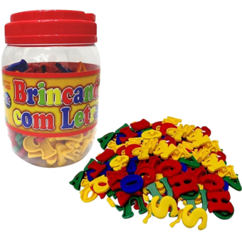 BRINQ PAIS&FILHOS BRINC C/LETRAS PT 173PCS