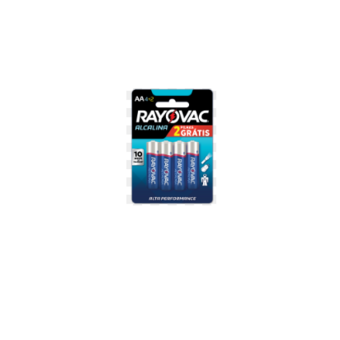 PILHA RAYOVAC ALC AA L6P4