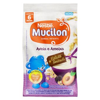 Mingau Mucilon Nestlé Ameixa E Aveia 180G