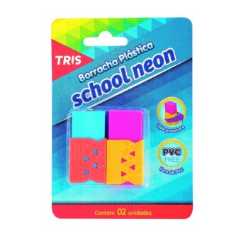 Borracha Tris School Neon 2Un