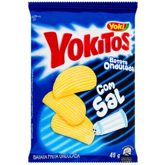 Batata Yokitos Ondulada Natural 45G