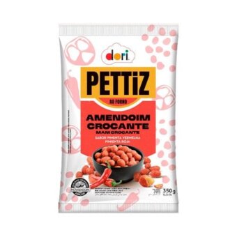 AMENDOIM DORI PETTIZ 350G PIM VERMELHA