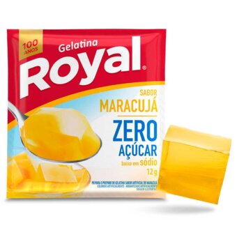 GELATINA ROYAL ZERO 12G MARACUJA
