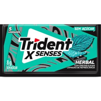 CHICLE TRIDENT 8G FRESH HERBAL