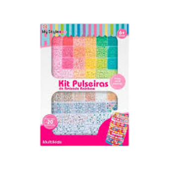 BRINQ MULTIKIDS KIT PULSEIRA AMIZ RAINB