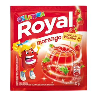 GELATINA ROYAL 25G MORANGO