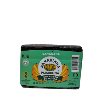 DOCE BANANINHA PARAIBUNA ZERO 200G