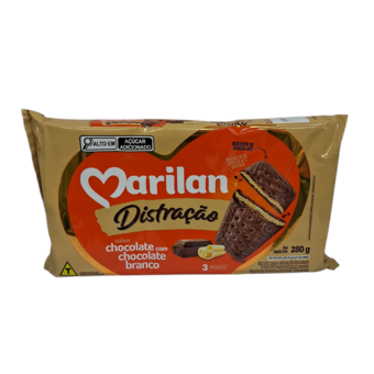 BISC MARILAN DISTRACAO 280G CHOC/CHOC BCO