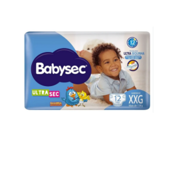 FRALDA BABYSEC ULT SHRT JUMB 12UN XXG