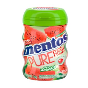 GOMA MASCAR MENTOS PURE GRF 56G MELANC