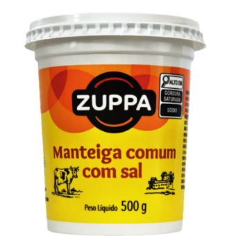 MANTEIGA ZUPPA PT C/SAL 500G 
