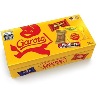 BOMBOM GAROTO 220G SORT