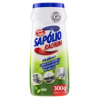 Sapólio Em Pó Radium Limão Embalagem 300G