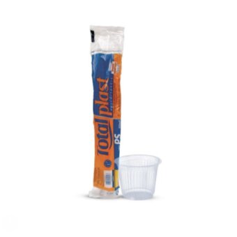 Copo Descartável Transparente Total Plast 50ML