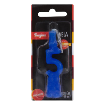 VELA ANIV REGINA AZUL N.5