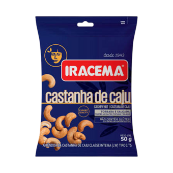 CASTANHA CAJU IRACEMA SACH 50G