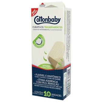 Curativos Transparentes Cottonbaby 10 Un