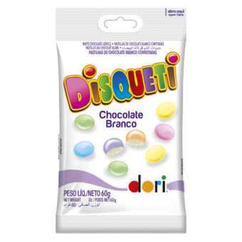 CHOC DORI DISQUETI 60G CHOC BCO