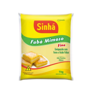 Fubá De Milho Pré Cozido Sinhá 1Kg