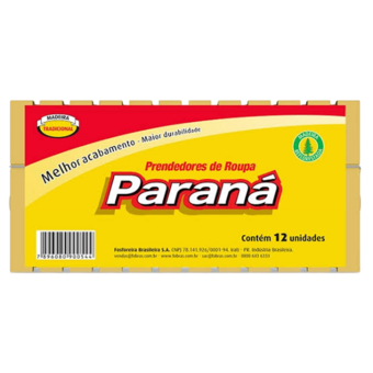 PRENDEDOR ROUPA PARANA C/12 MAD GG