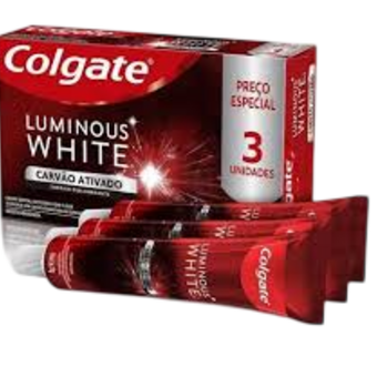 CR DENTAL COLG LUMIN WHITE 3UN 70G CARVAO ATIVADO