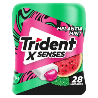 CHICLE TRIDENT GRF 54G MELANCIA MENTA