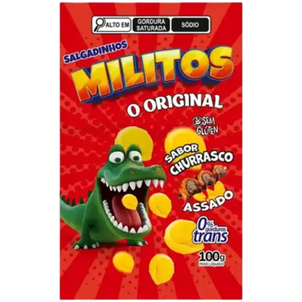 SALG MILITOS 100G CHURRASCO