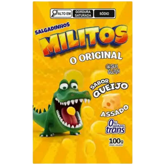 SALG MILITOS 100G QUEIJO