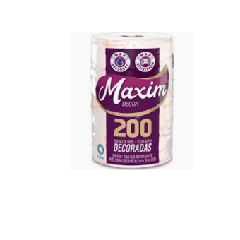 PAPEL TOALHA MAXIM 20.5X19CM 200F