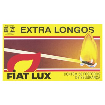 Fósforo Fiat Lux Extra Longos Caixa 50 Un