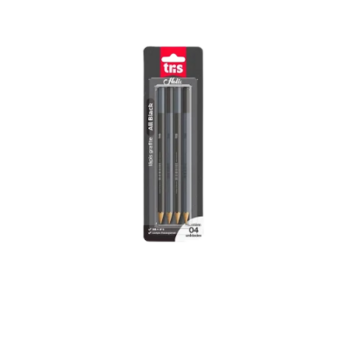 LAPIS GRAF TRIS HOLIC 4UN BLACK