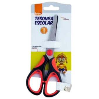 TESOURA ESCOLAR BRW ACO INOX