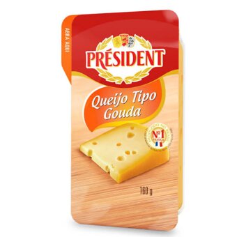 Queijo Gouda President 160g