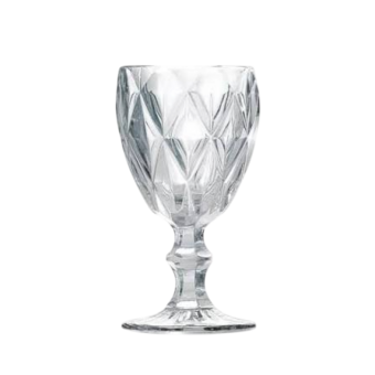 TACA DIAMANTE VD 240ML CLEAR