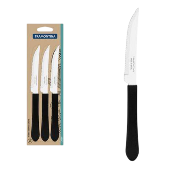 FACA TRAMONTINA CHURR INOX LEME 3PC PTA