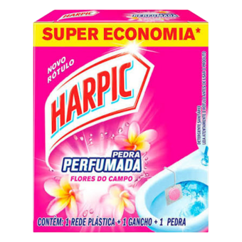 PEDRA SANIT HARPIC PLUS 25G FLORES CAMPO
