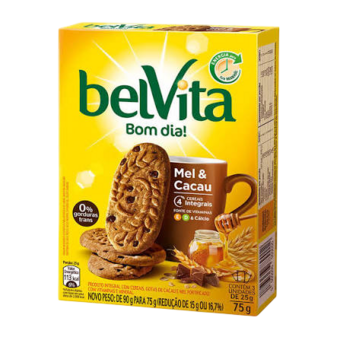 BISC BELVITA 75G MEL/CACAU