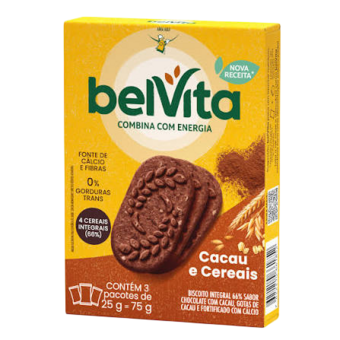 BISC BELVITA 75G CACAU/CEREAIS