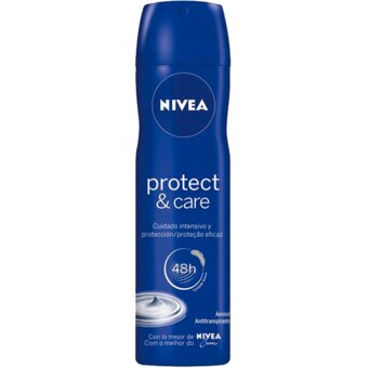 Desodorante Aerosol Nivea Feminino Protect & Care 150Ml