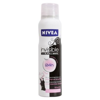 Desodorante Aerosol Nivea Feminino Invisible Black & White 150Ml