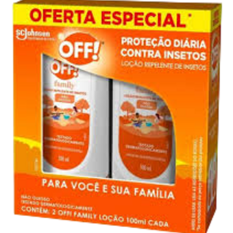 REPELENTE OFF LOCAO 2UN 100ML