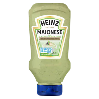 MAIONESE HEINZ PET 215G ALHO C/ ERVAS