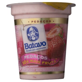 Iogurte Batavo Pedaços De Fruta Morango 100G