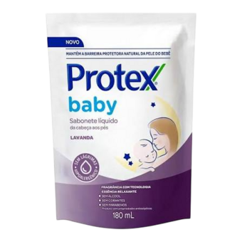 SABONETE LIQ PROTEX BABY REF 180ML LAVANDA