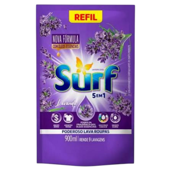LAVA ROUPA LIQ SURF REF 900ML LAVANDA