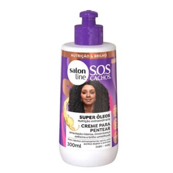 Creme Para Pentear Salon Line S.O.S. Óleos Nutritivos Embalagem 300Ml